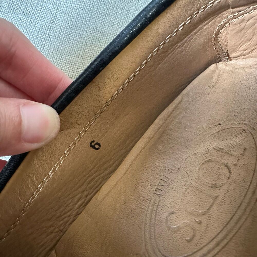 TOD'S Gommino Driving Loafers Black Leather Moccasin Slip On
6 US - Picture 10 of 12